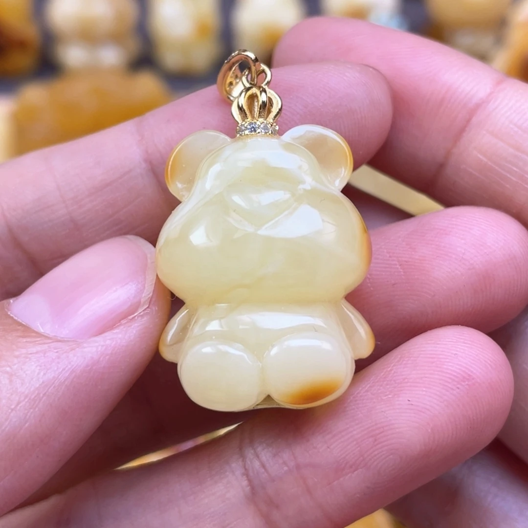 未镶嵌琥珀裸石蜜蜡