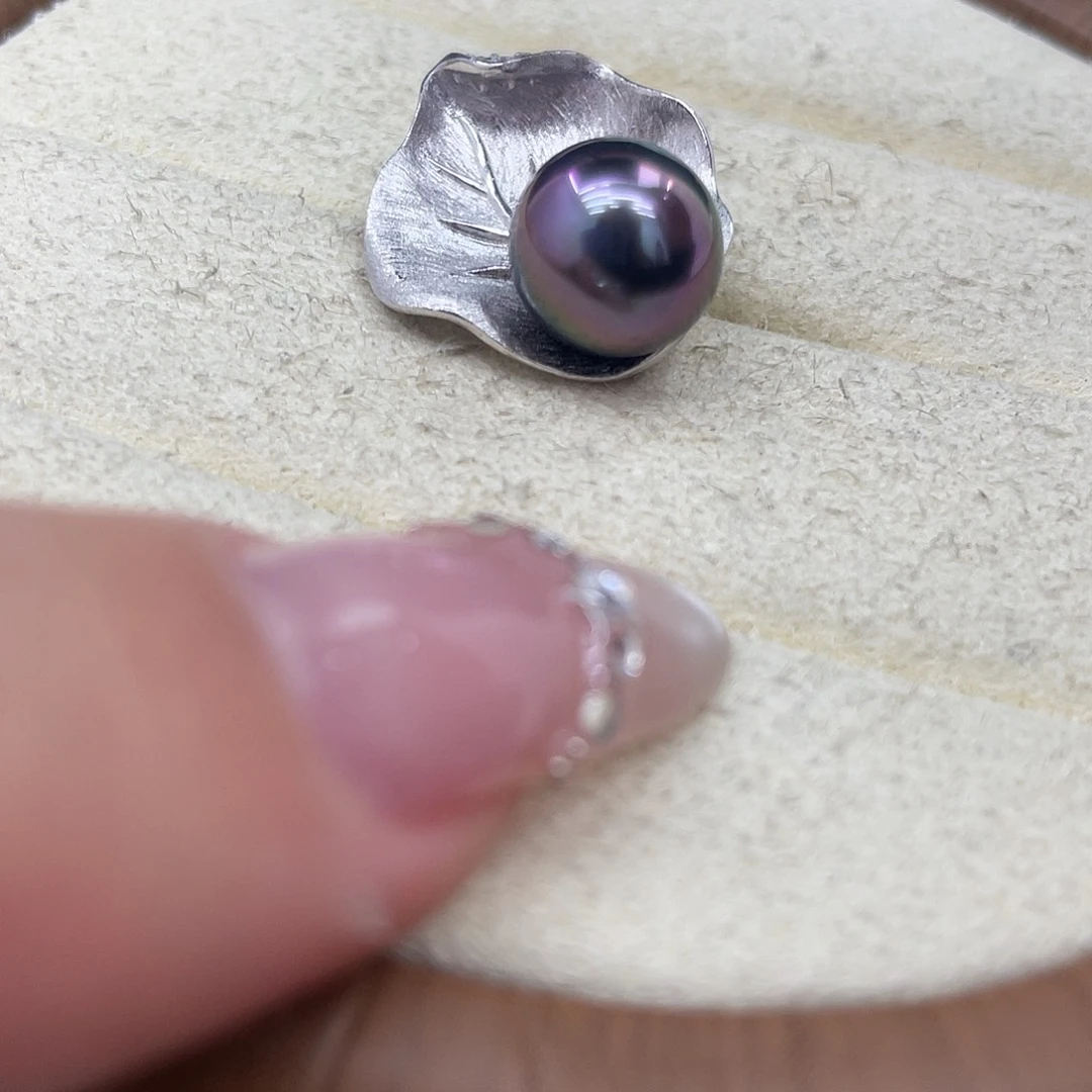 颈饰银S925镶嵌海水珍珠