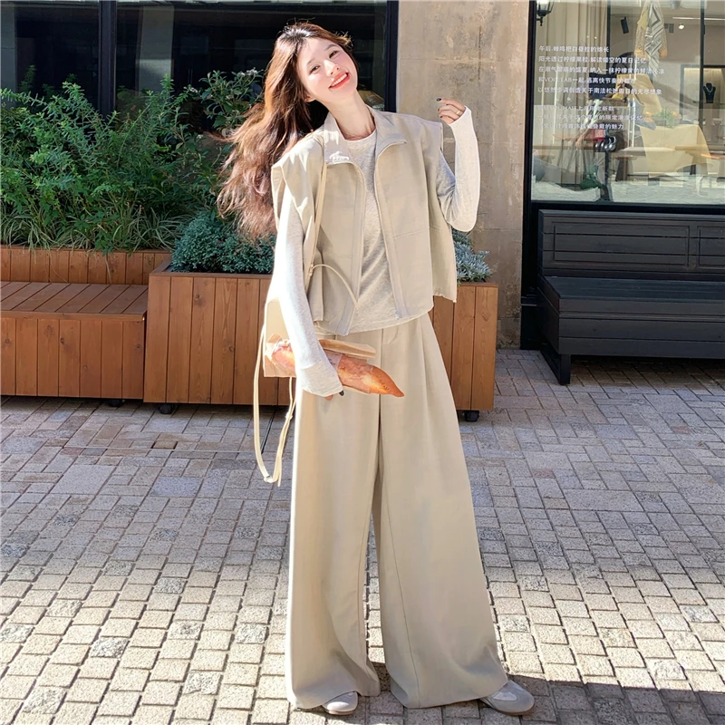 修身弹力镂空显瘦洋气套装女2025秋季新款老钱风复古感气质两件套