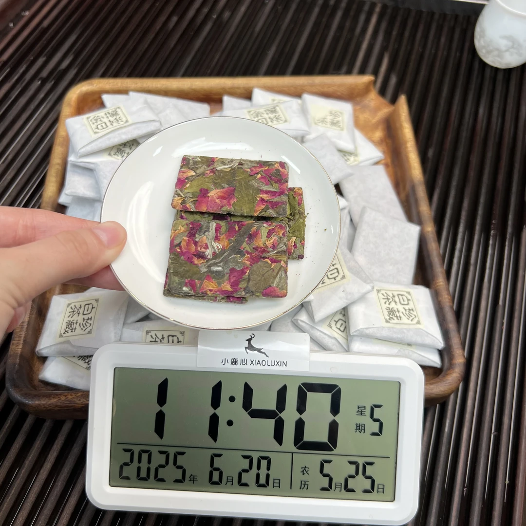 玫瑰白茶 小鹿收茶 福鼎白茶 6月20