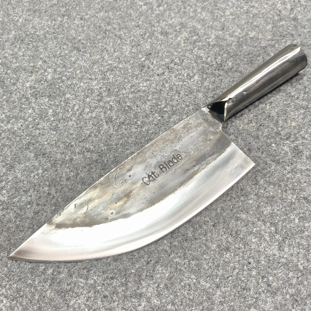 弹簧钢锻打8两左右分割刀