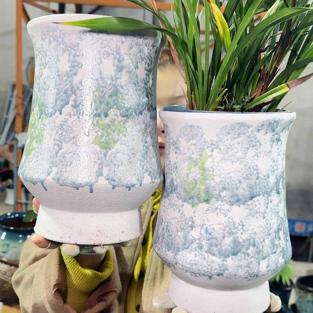 花盆紫砂高24口16