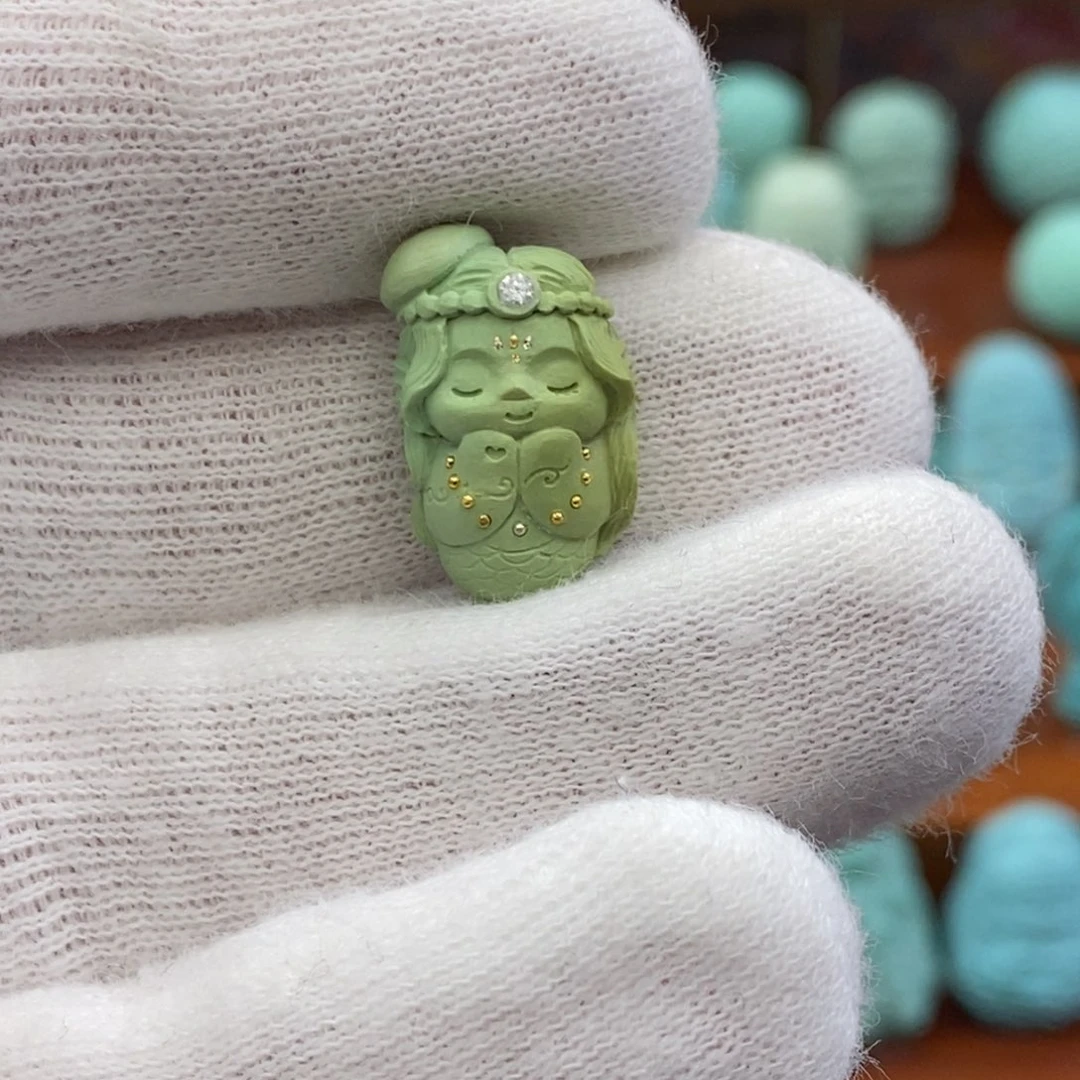 绿松石未镶嵌珠宝奇石