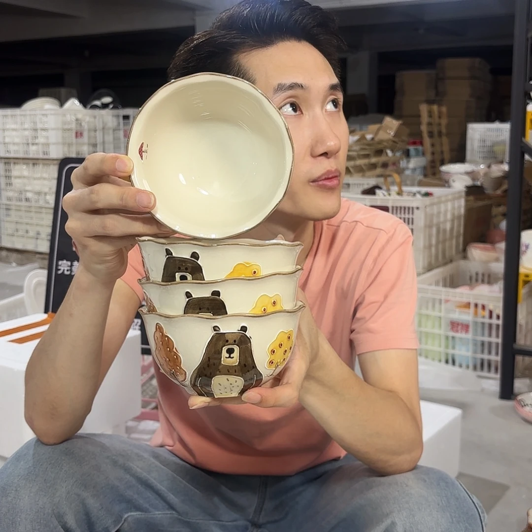 瓷微瑕陶瓷餐具釉下彩