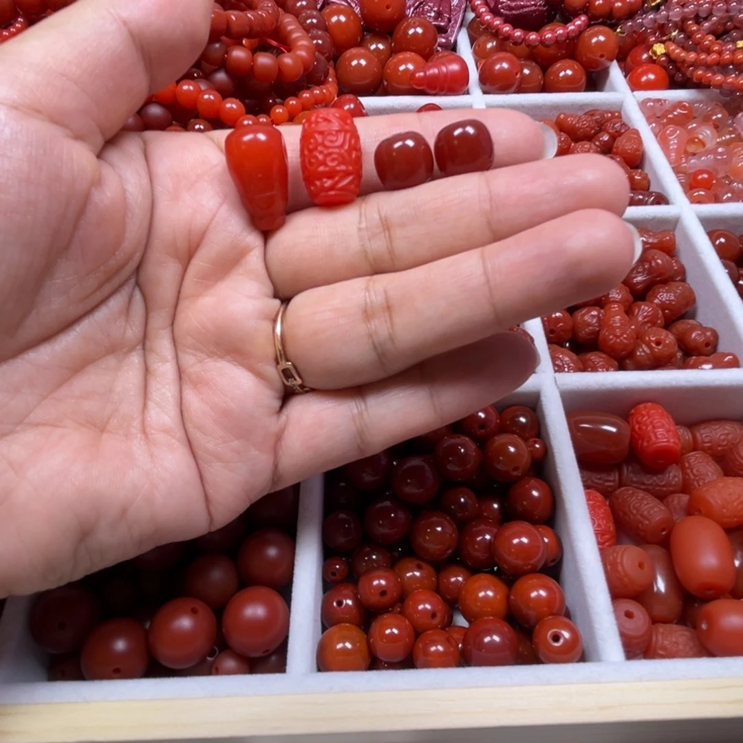 玛瑙/玉髓手链合金鱼