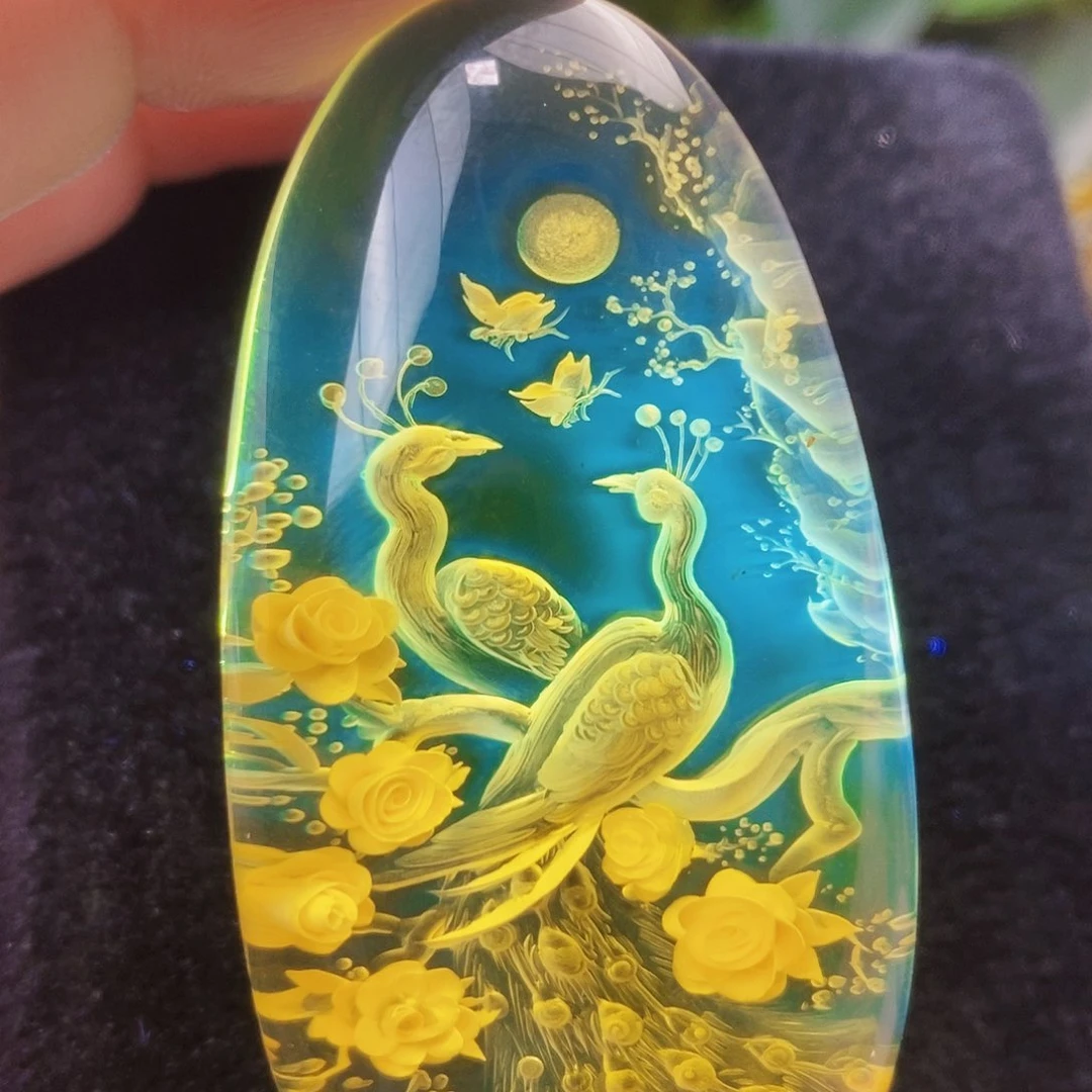 【闪购商品】金珀吊坠(不含链)未镶嵌