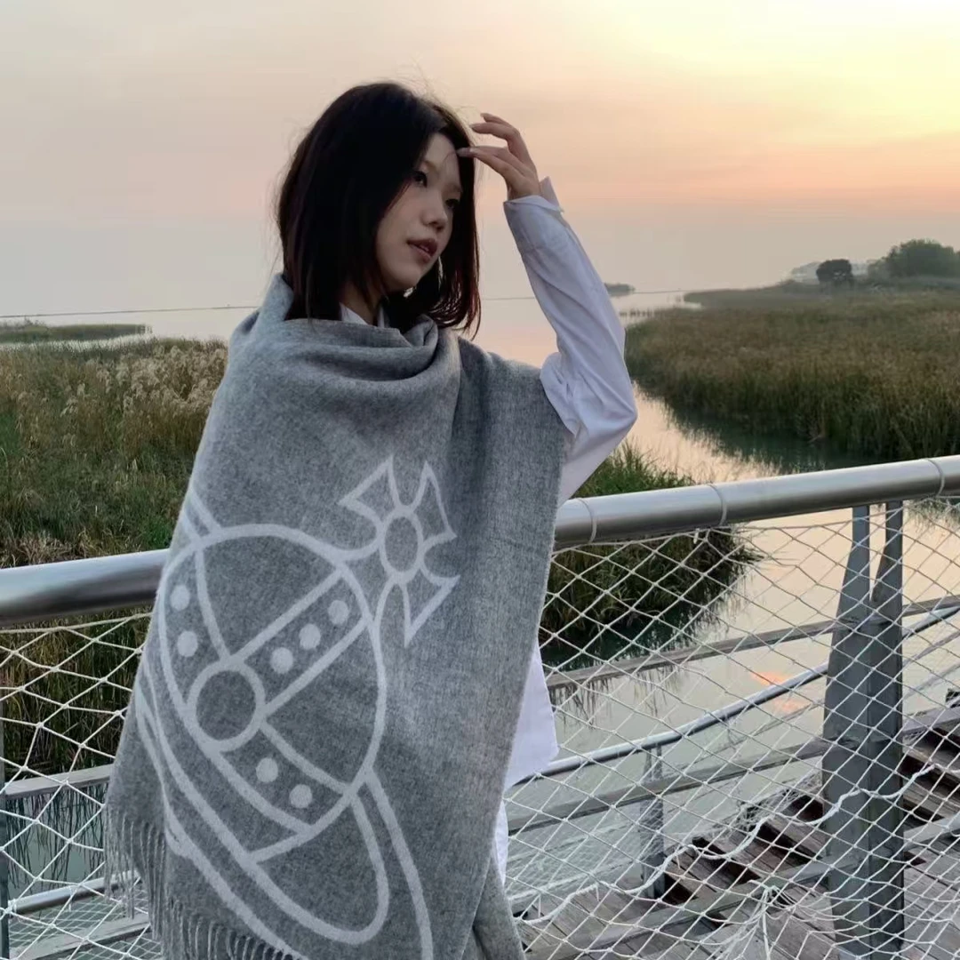 2025秋冬款轻奢围巾披肩【包芯纱材质】经典