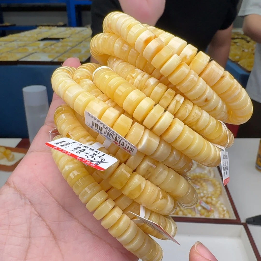 琥珀未镶嵌手链多样性发其一