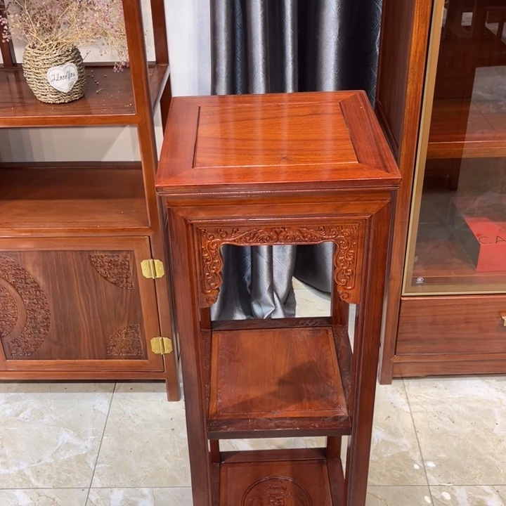 电***忧架子紫檀木类花架