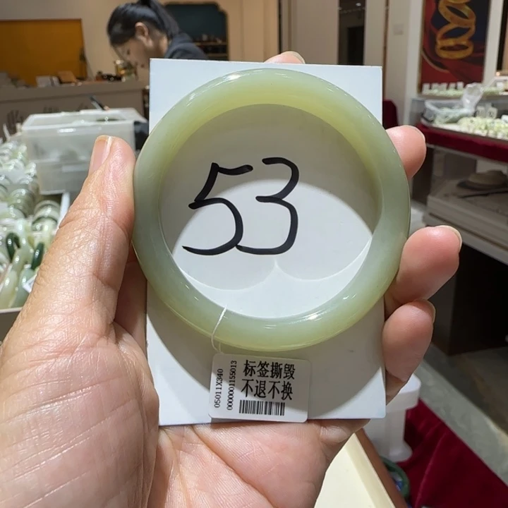 和田玉未镶嵌手镯706