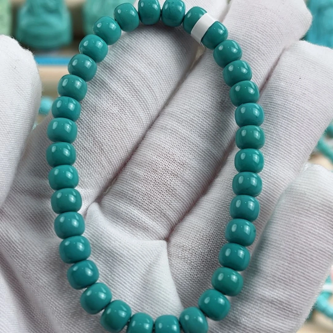 未镶嵌绿松石尺寸6.2mm