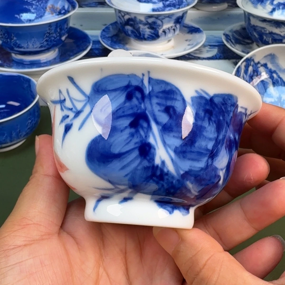 景德镇纯手绘茶具圆圆241