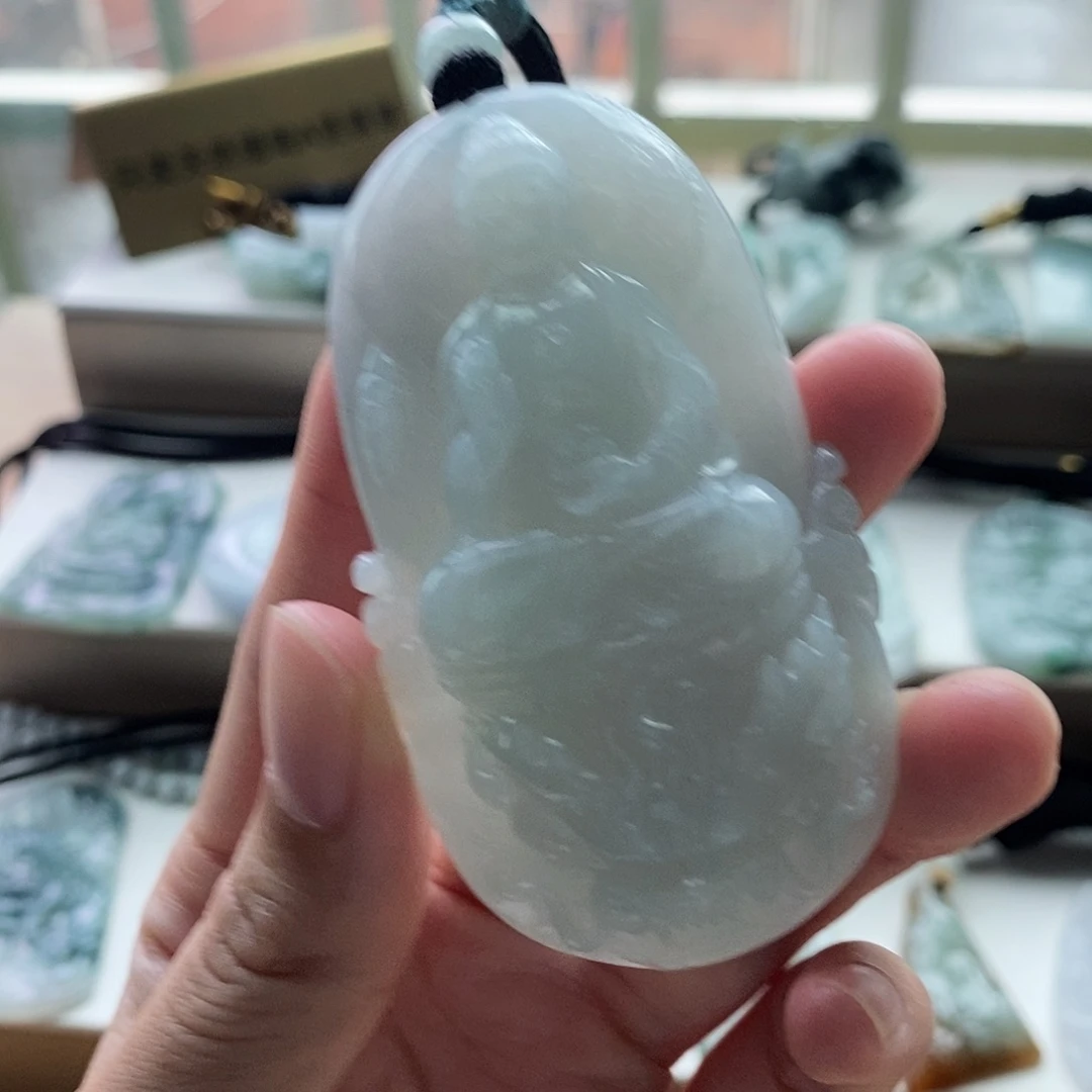 【闪购商品】颈饰未镶嵌翡翠天然缅甸A货翡翠