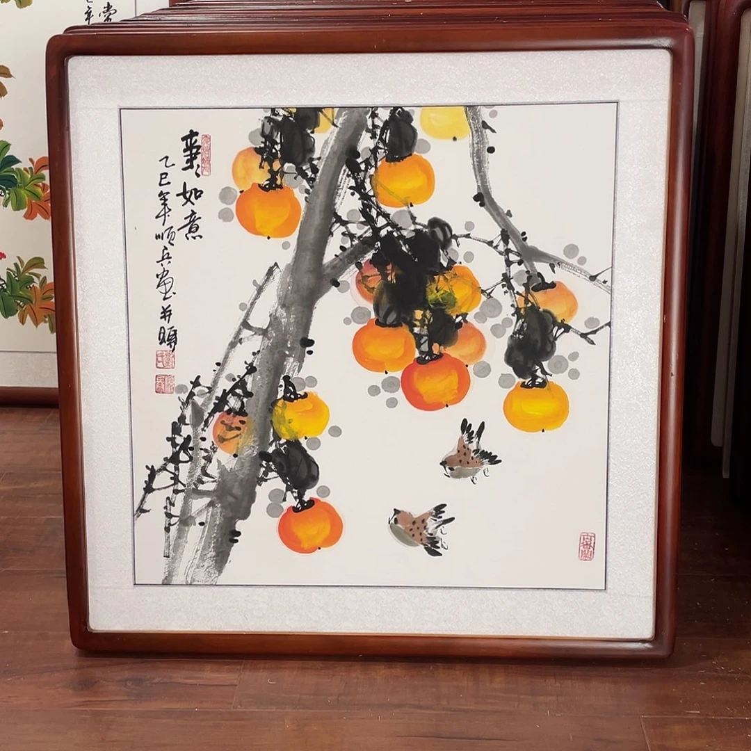 国画带框尺寸63*63厘米