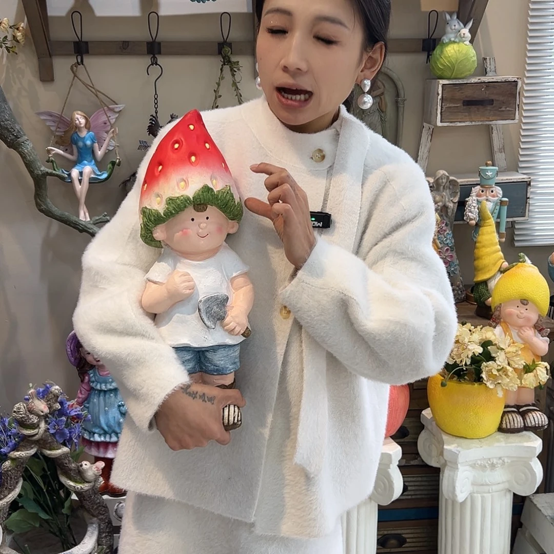 花园摆件红红火火