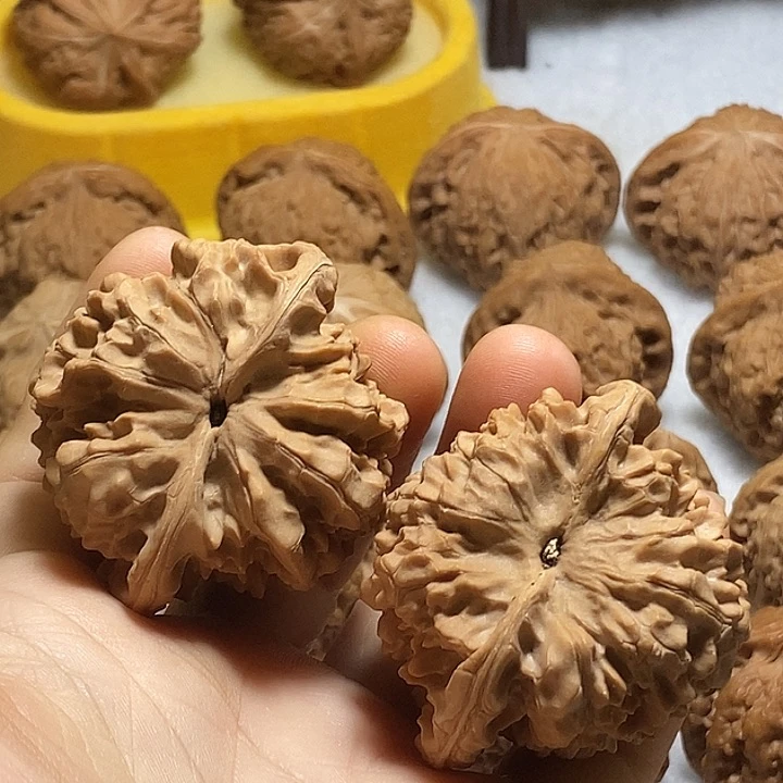 把件文玩核桃官帽49尺