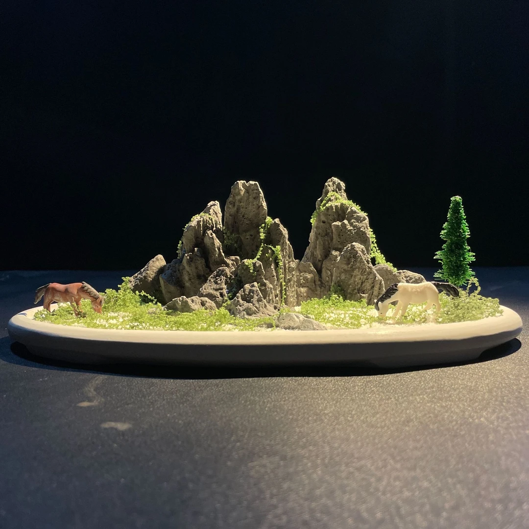 【江南云山】-意境远山-创意摆件尺寸30*18*10