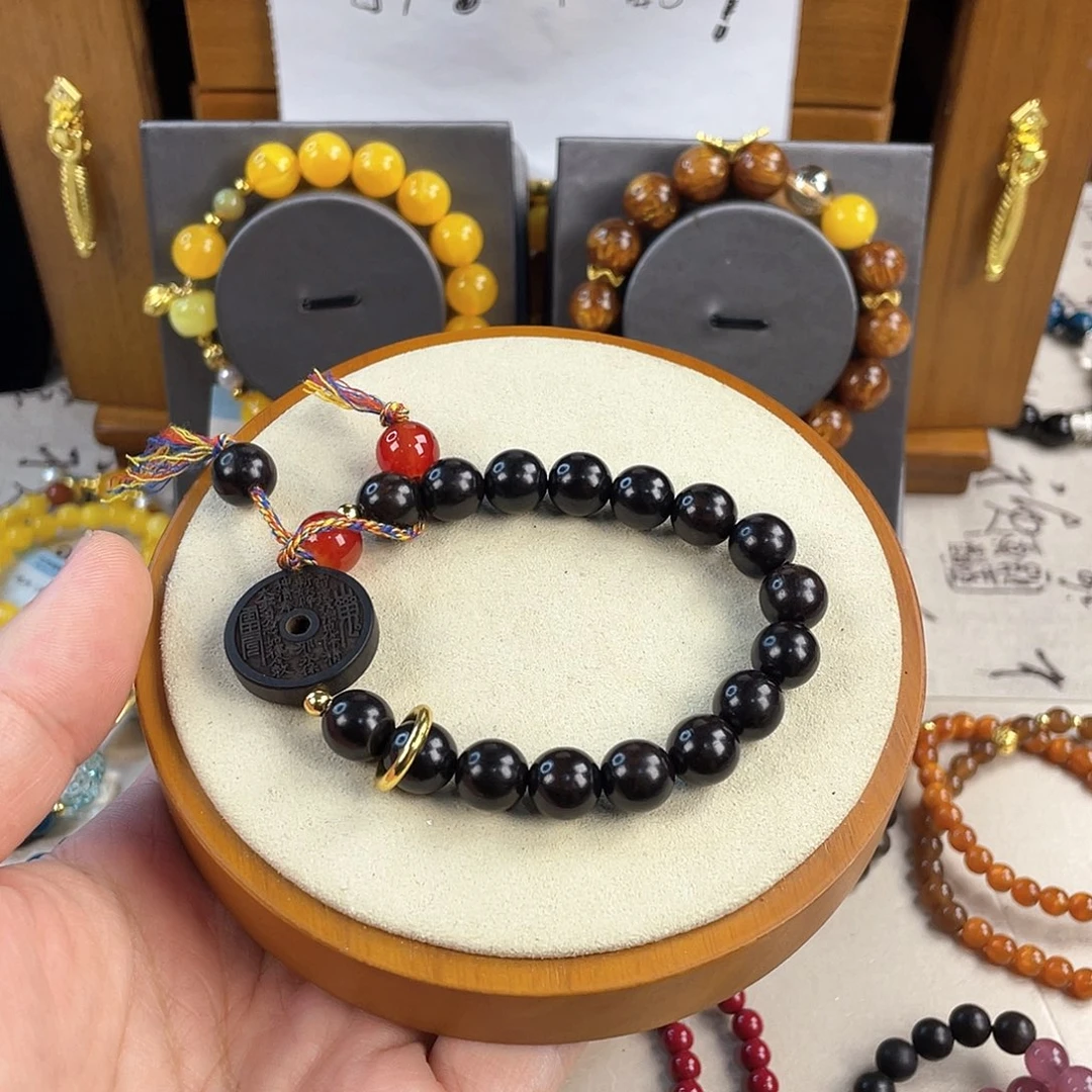 南红玛瑙手饰银S925镀金镶嵌