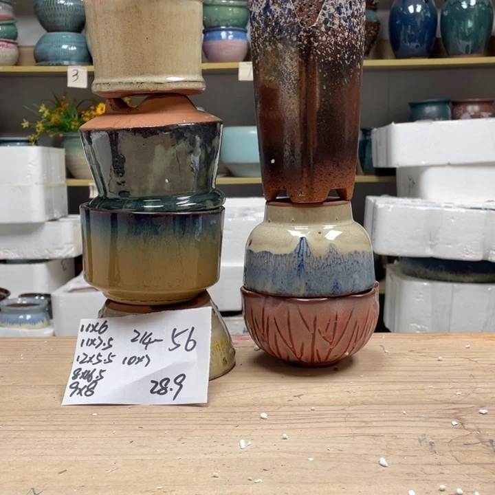 紫砂花盆多肉花盆微瑕56