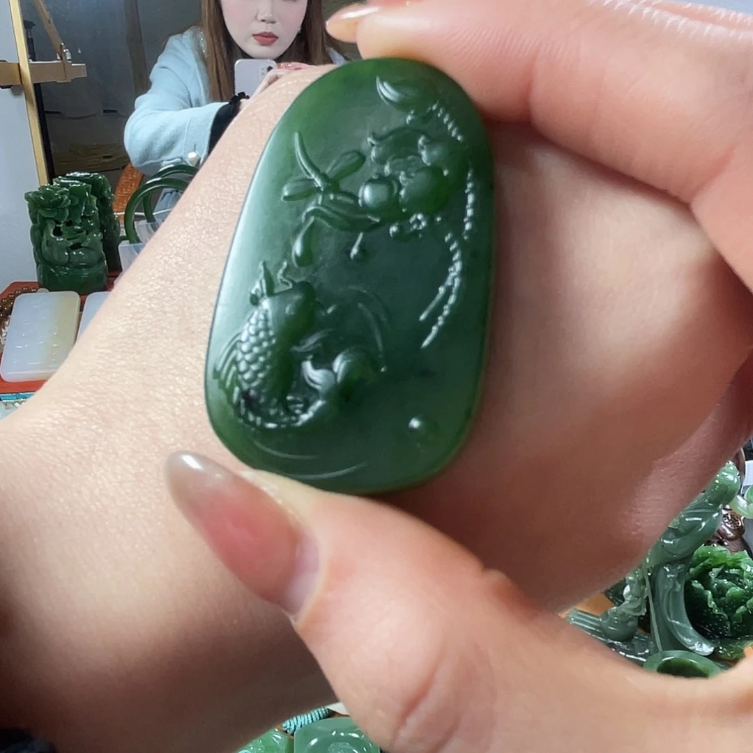 和田玉（碧玉）未镶嵌挂件