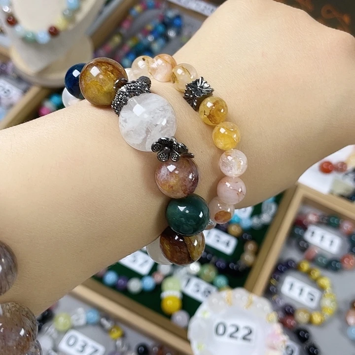 银S925镶嵌手链水晶