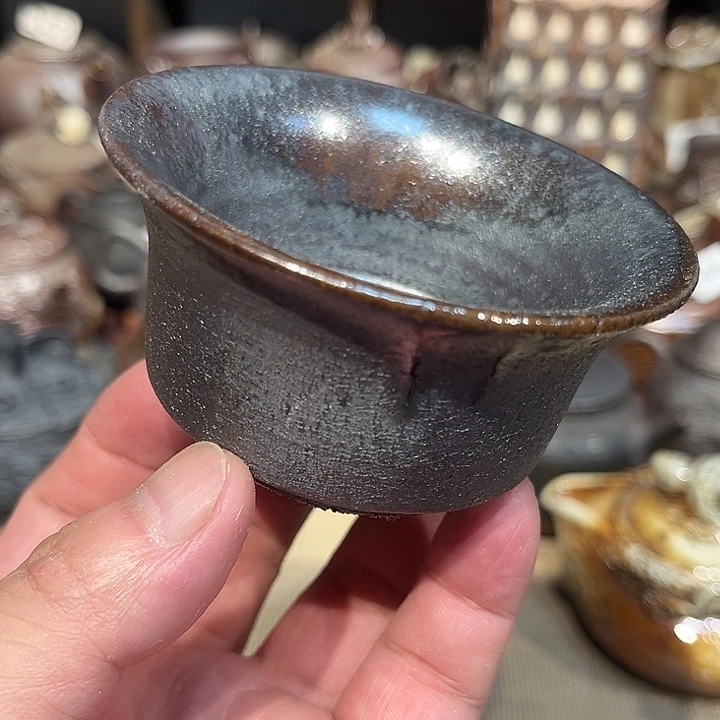 素烧柴烧茶具放漏324
