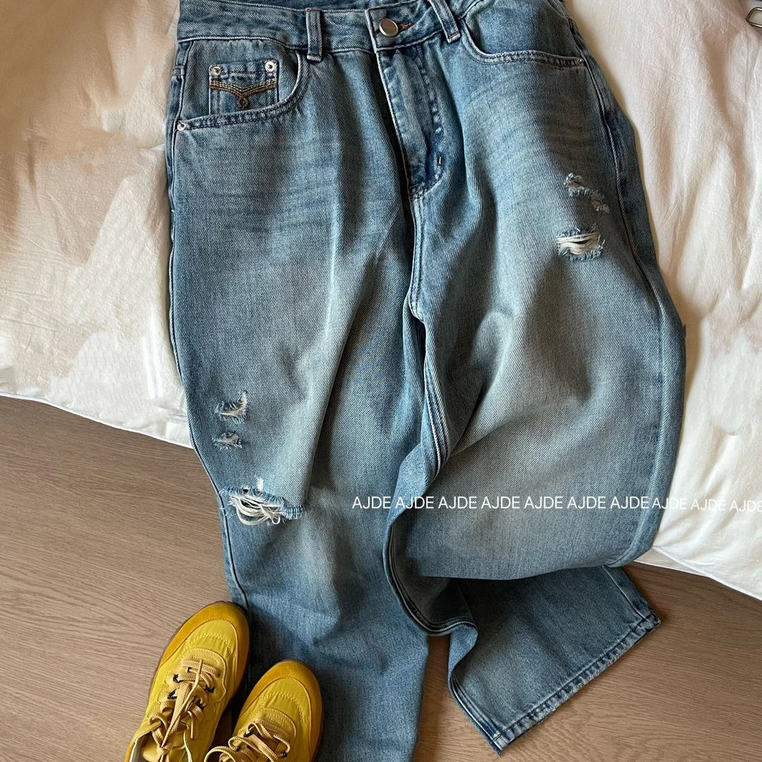 AJDE｜AC破洞牛仔裤 01