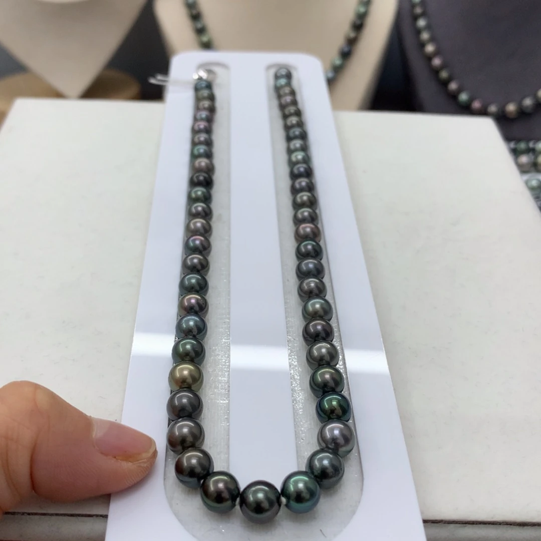 银S925镶嵌海水珍珠颈饰T****u