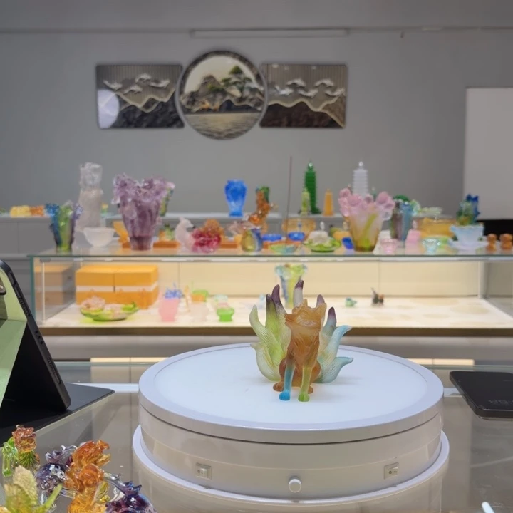 唐***五手工艺品琉璃貔貅在