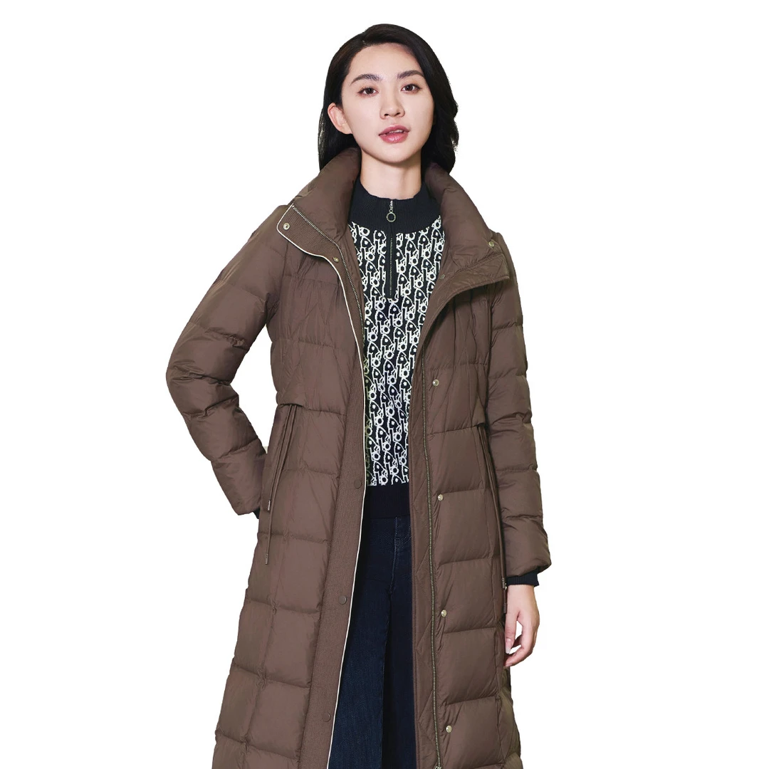 【众心专属】歌蒂诗专柜同款大鸭绒通勤百搭保暖羽绒服 1D42Y3574