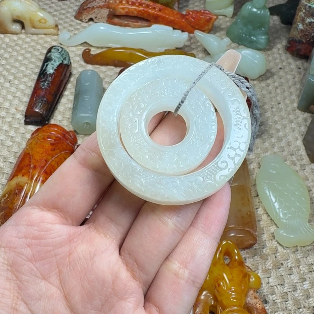 吊坠白玉菩提挂件