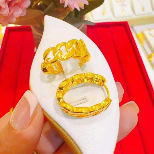 铜合金耳饰 日韩ins风耳环0.15g