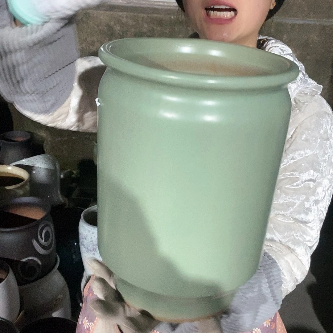 紫砂花盆正品口20高30