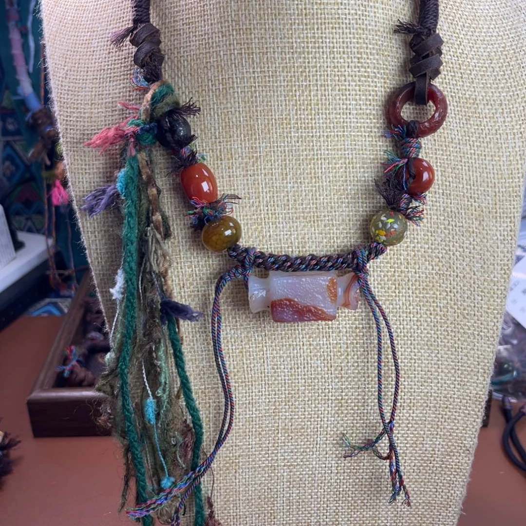 玛瑙/玉髓未镶嵌颈饰