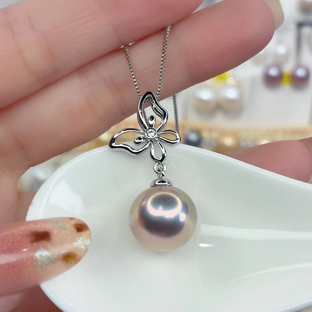 合金淡水珍珠颈饰