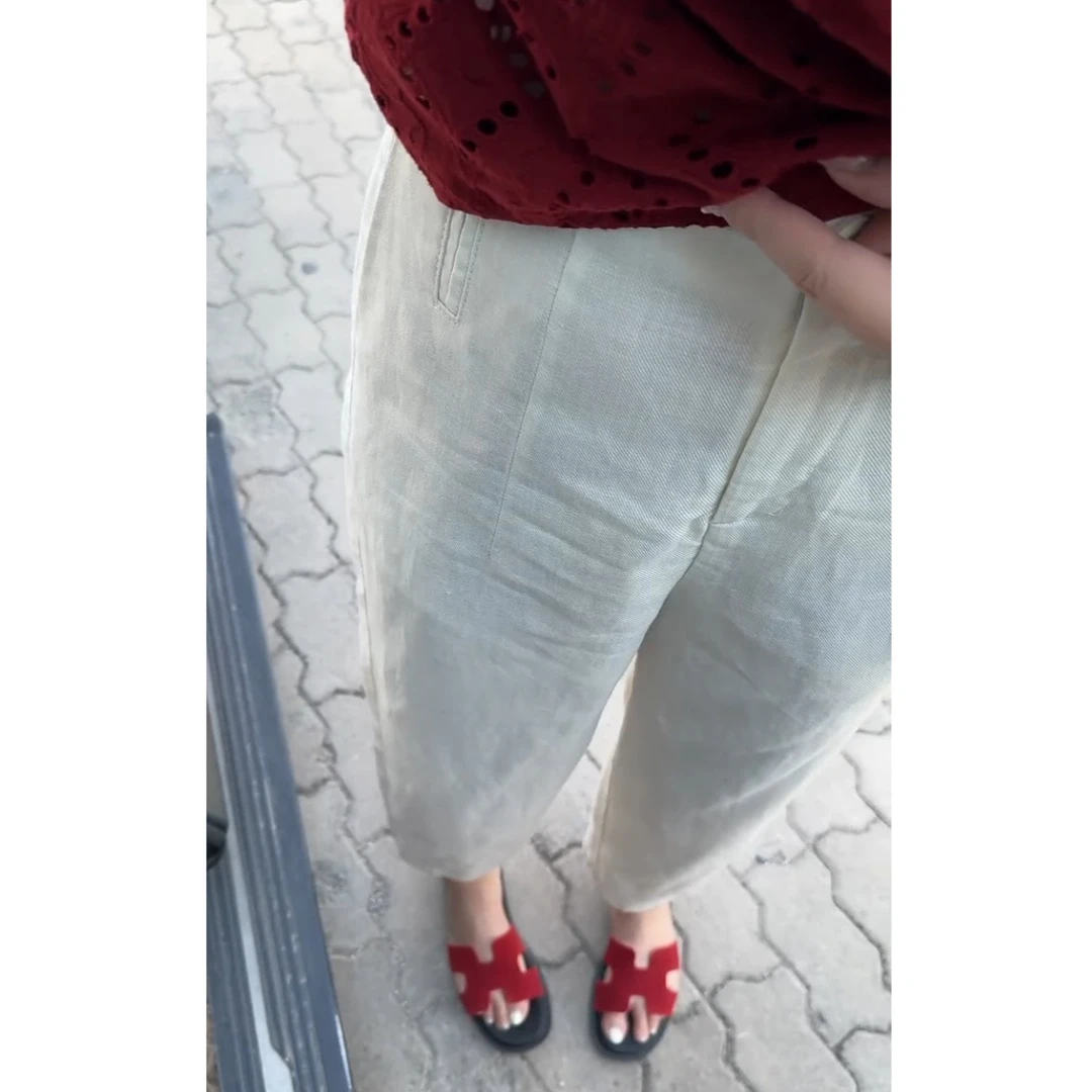 夏季新款高腰显瘦大码阔腿高腰显瘦百搭休闲裤