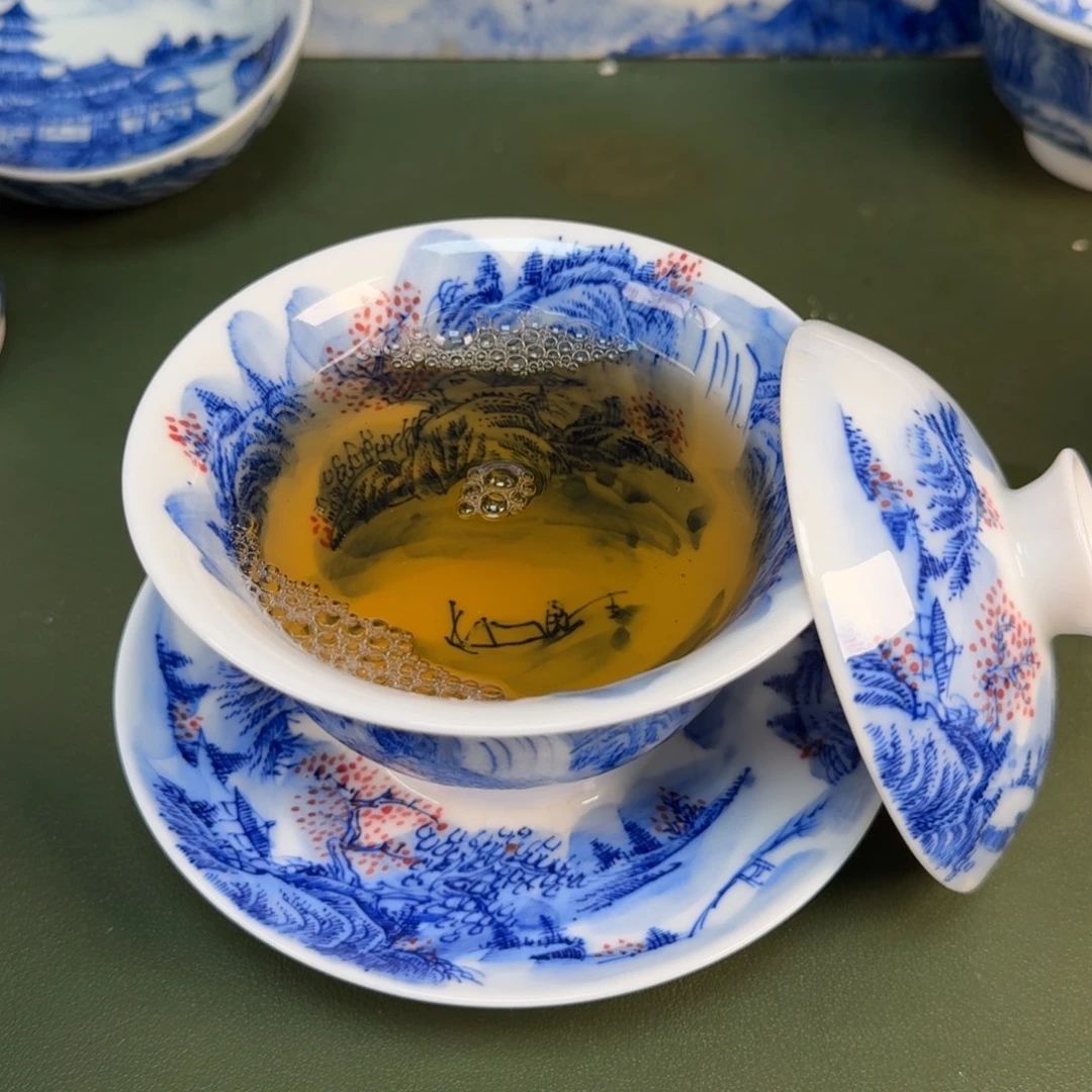 景德镇纯手绘茶具圆圆230
