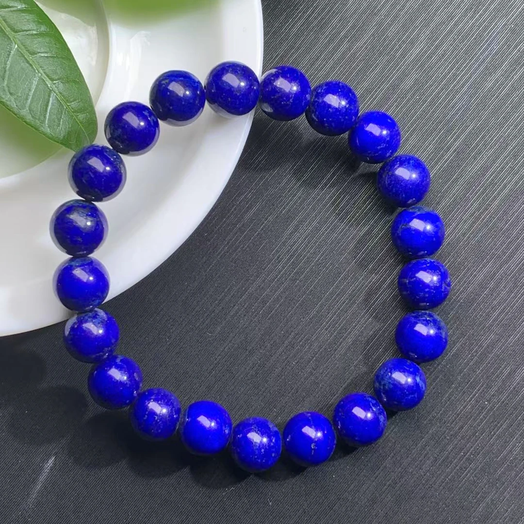 天空蓝【帝王青】阿富汗天然青金石高品质手串时尚百搭醒目款-9mm