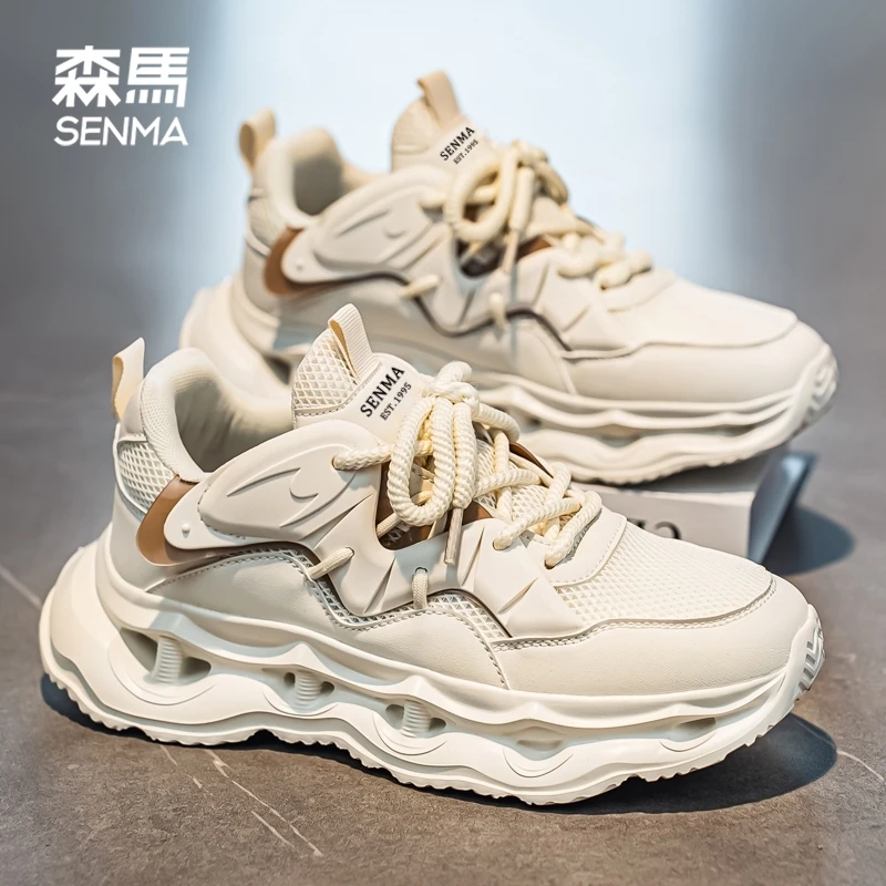 【双11好物】森马冬季男士老爹鞋厚底增高潮流时尚干净感痞帅男鞋子