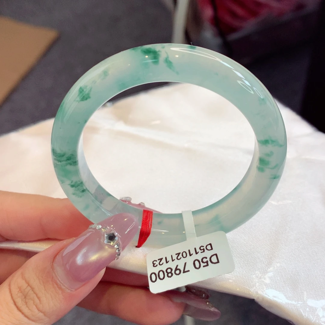 未镶嵌手镯翡翠正圈3号66