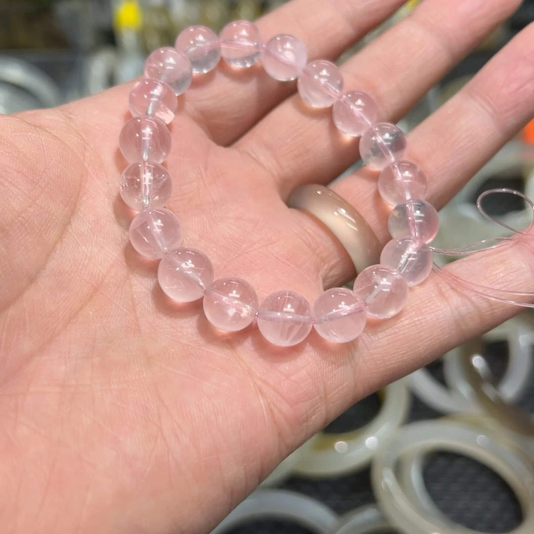 水晶手链未镶嵌粉晶