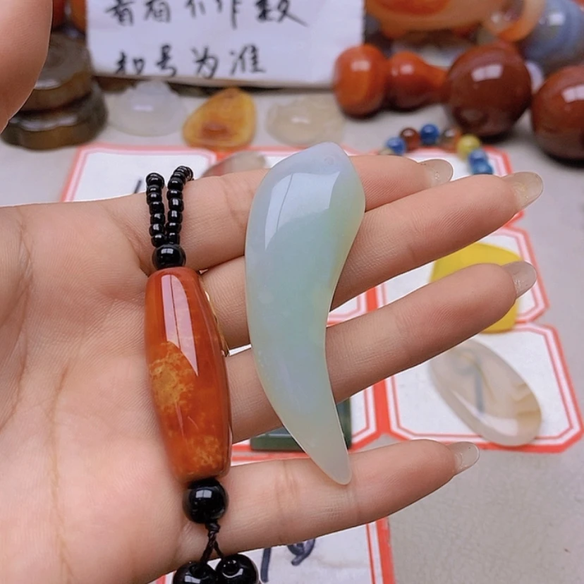【闪购商品】未镶嵌玛瑙/玉髓珠宝半成品阿*?