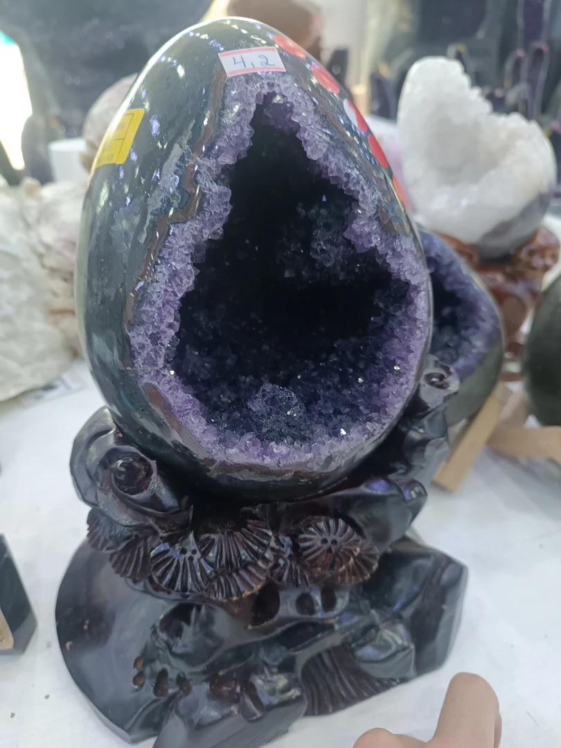 巴西乌拉圭紫水晶摆件