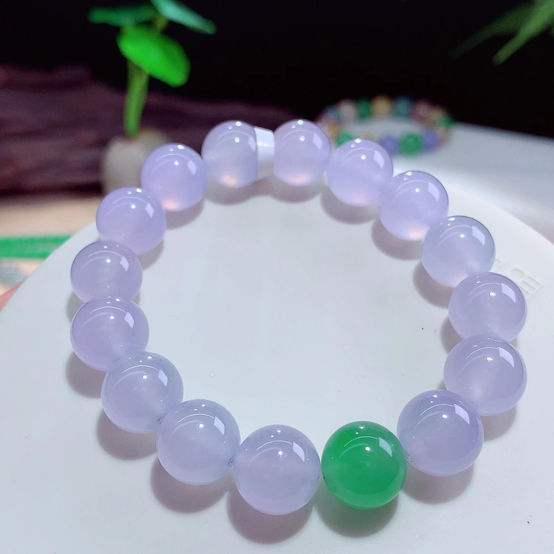 未镶嵌手链翡翠卡12mm