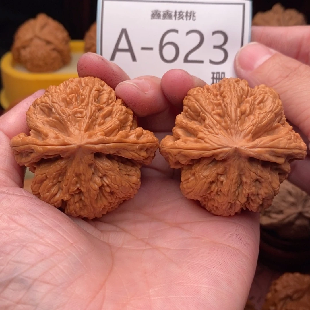 文玩核桃把件粗筋46