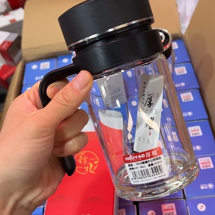 厚耀单层烫手玻璃杯510微瑕端杯