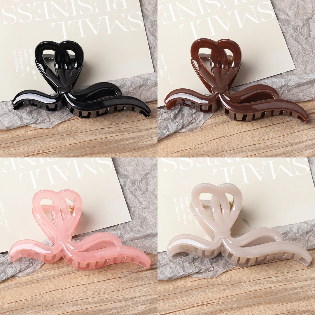 气质飘带抓夹2025新款夹子女高级感鲨鱼夹大号后脑勺盘发发夹头饰