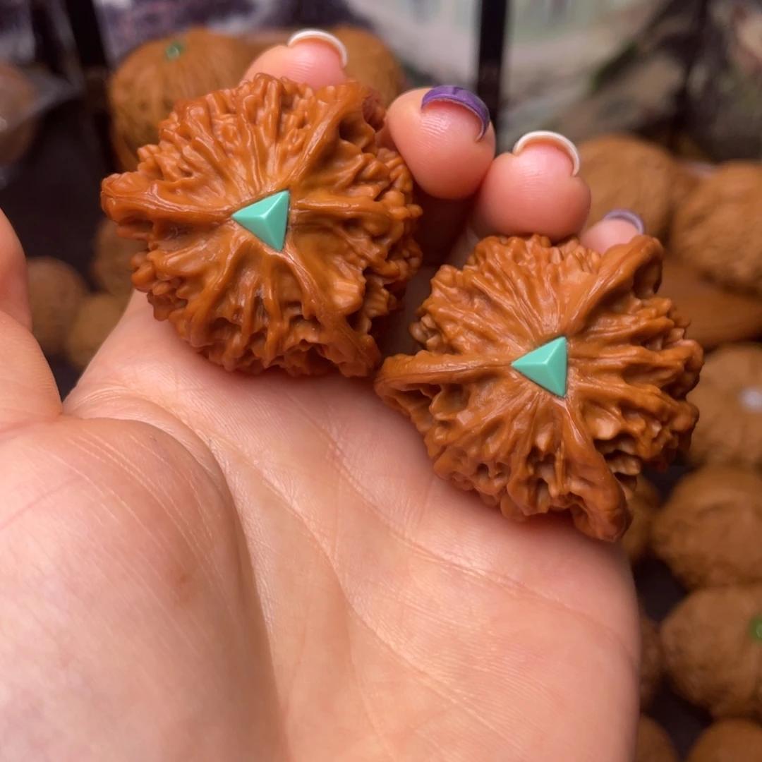 文玩核桃把件41全品天地圆正奔