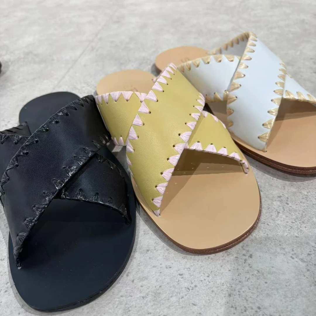 CXZ4468 澳大利亚客人订单 三色方头人字拖鞋