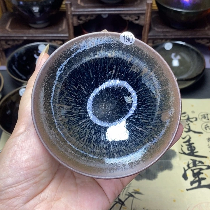 茶盏建窑建盏主人杯
